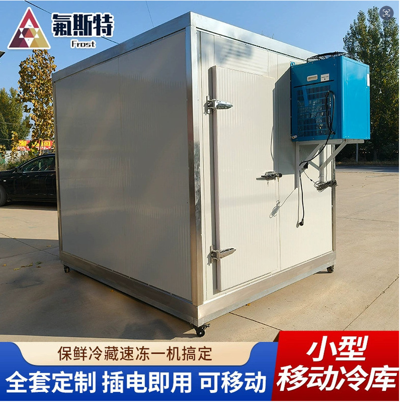 Mobile Cold Storage Manufacturer, Cold Chain Box, Fresh-Keeping Freezer, Plug-In and Ready-To-Use, Large Mobile Cold Storage for Fresh Produce