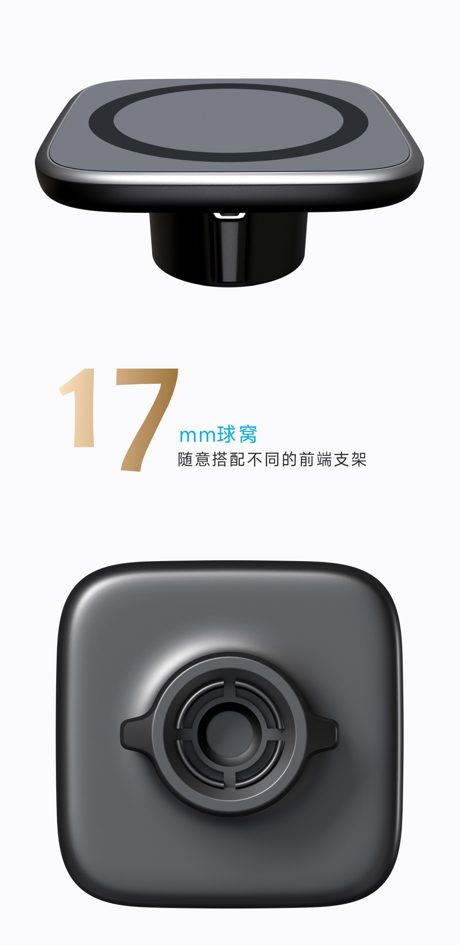 2026 New Model Magsafe Magnetic Car Phone Holder Compatible with Apple Strong Magnetic Mount
