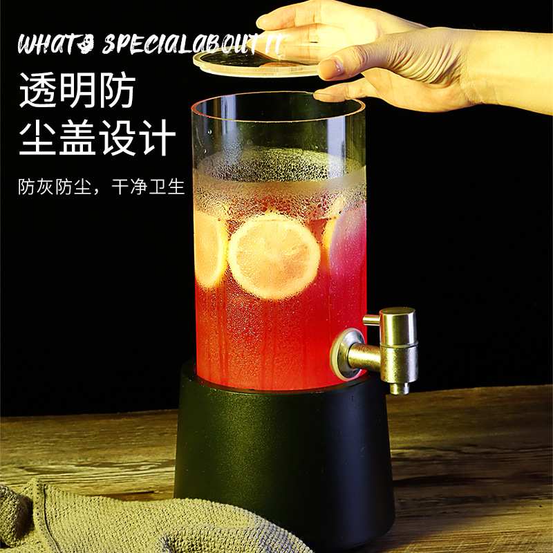 3 litros barril de cerveza KTV barril de vino barril de cerveza Bar mercado nocturno olla de jugo barril de vino emisor de luz