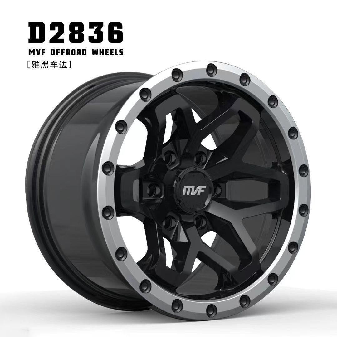 MVF 17 pulgadas modificadas ruedas todoterreno Wrangler tanque 300 Bully BJ40 Gran Muralla cañón Isuzu Haver H9