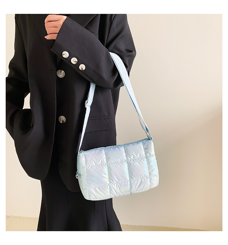 Women's Medium Polyester Plaid Fashion Square Zipper Crossbody Bag display picture 3