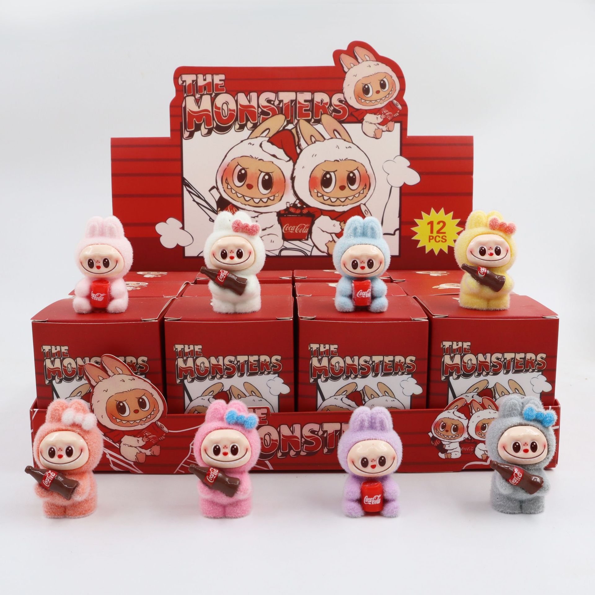 레진 플로킹 레드 콜라 블라인드 박스 12개