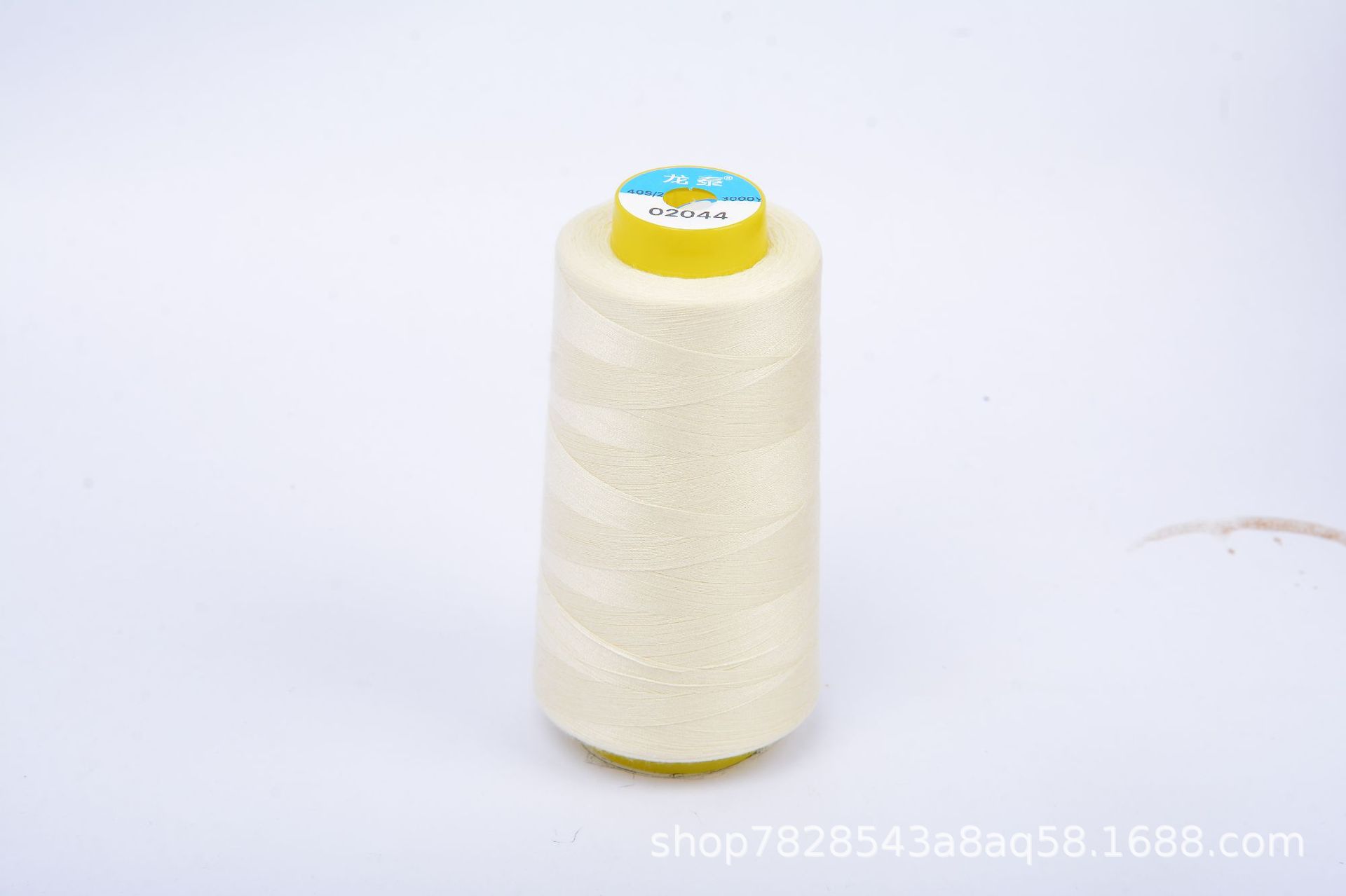 402 Liu Qing 3000 yardas línea de costura serie marrón línea especial de fábrica de ropa línea de máquina de coser de alta velocidad