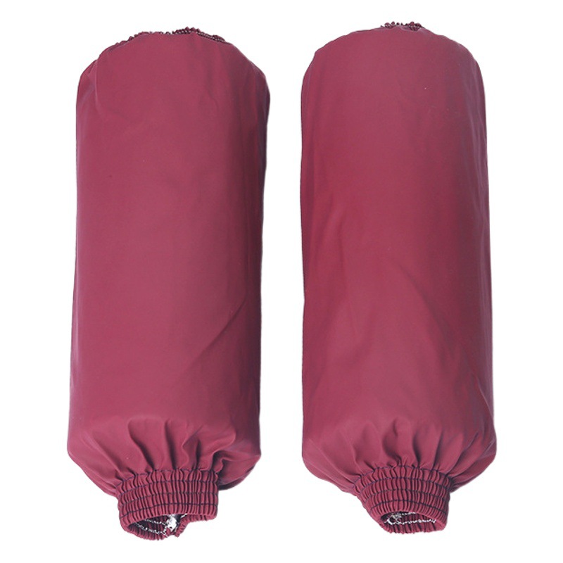 Oversleeves fábrica al por mayor PU impermeable a prueba de aceite de cuero oversleeves hombres y mujeres de cocina anti-fouling trabajo protección laboral adulto oversleeves