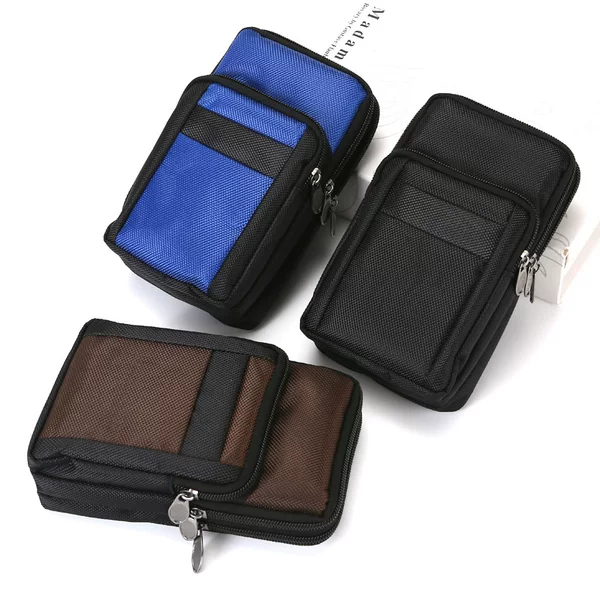 New Mobile Phone Waist Bag Outdoor Tactical Mobile Phone Bag Wear Belt Mobile Phone Bag Hot Selling Cross-border Waist Bag Mobile Phone Bag Wholesale