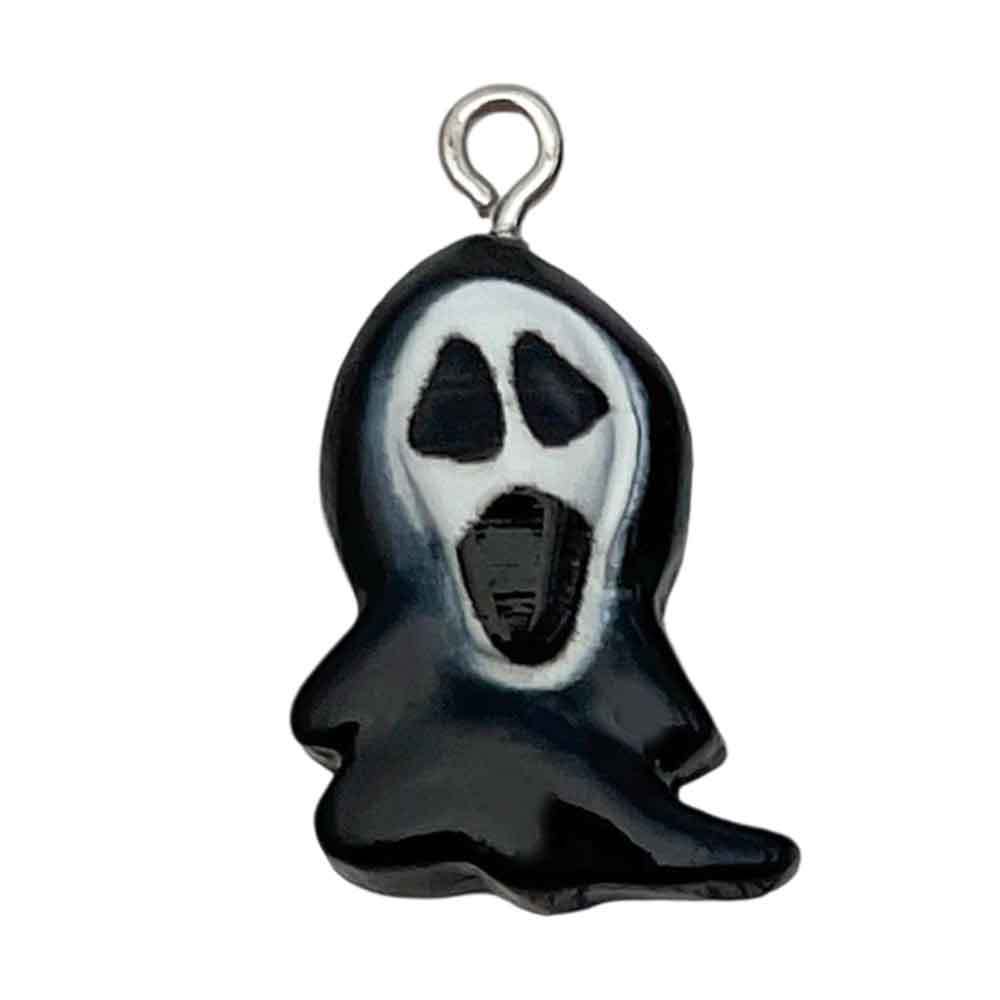 Nuevos accesorios de resina calabaza Halloween esqueleto fantasma fiesta DIY joyería pequeña decoración colgante