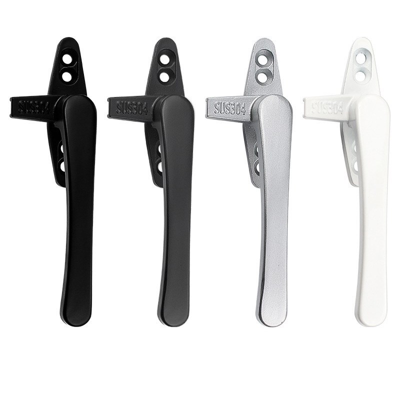 304不鏽鋼外開窗戶把手窗拉手50型平開窗戶執手7字執手窗鎖扣配件