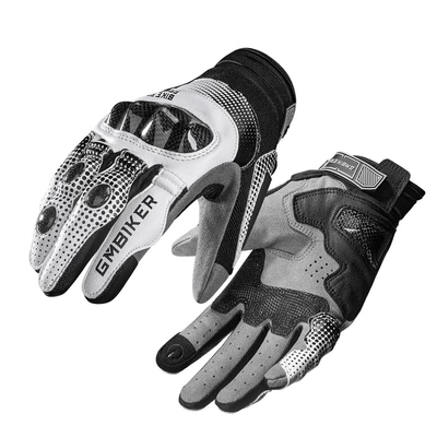 Motorcycle Riding Gloves Leather Carbon — Motorcycle Safety Supplies