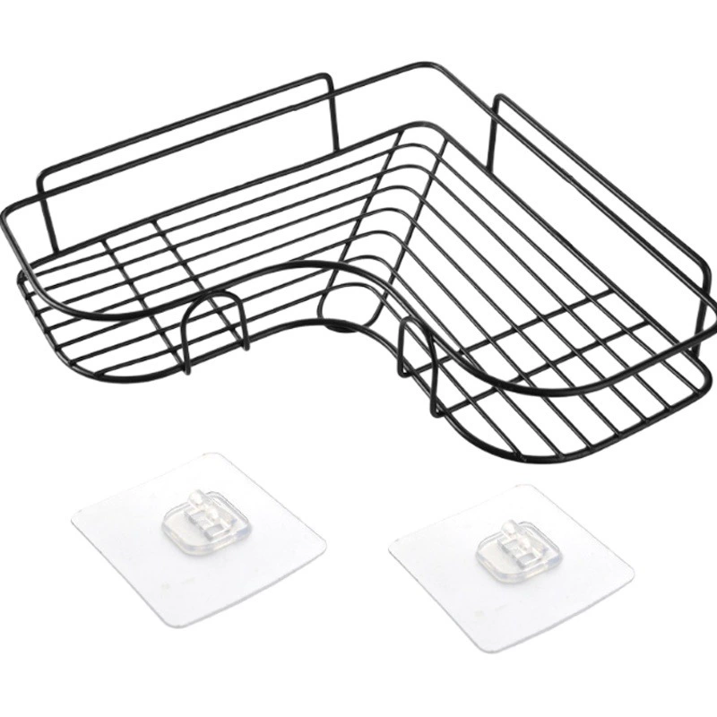 Треугольная полка для унитаза без перфорации, настенный унитаз, умывальник для ванной комнаты, хранение, настенные принадлежности