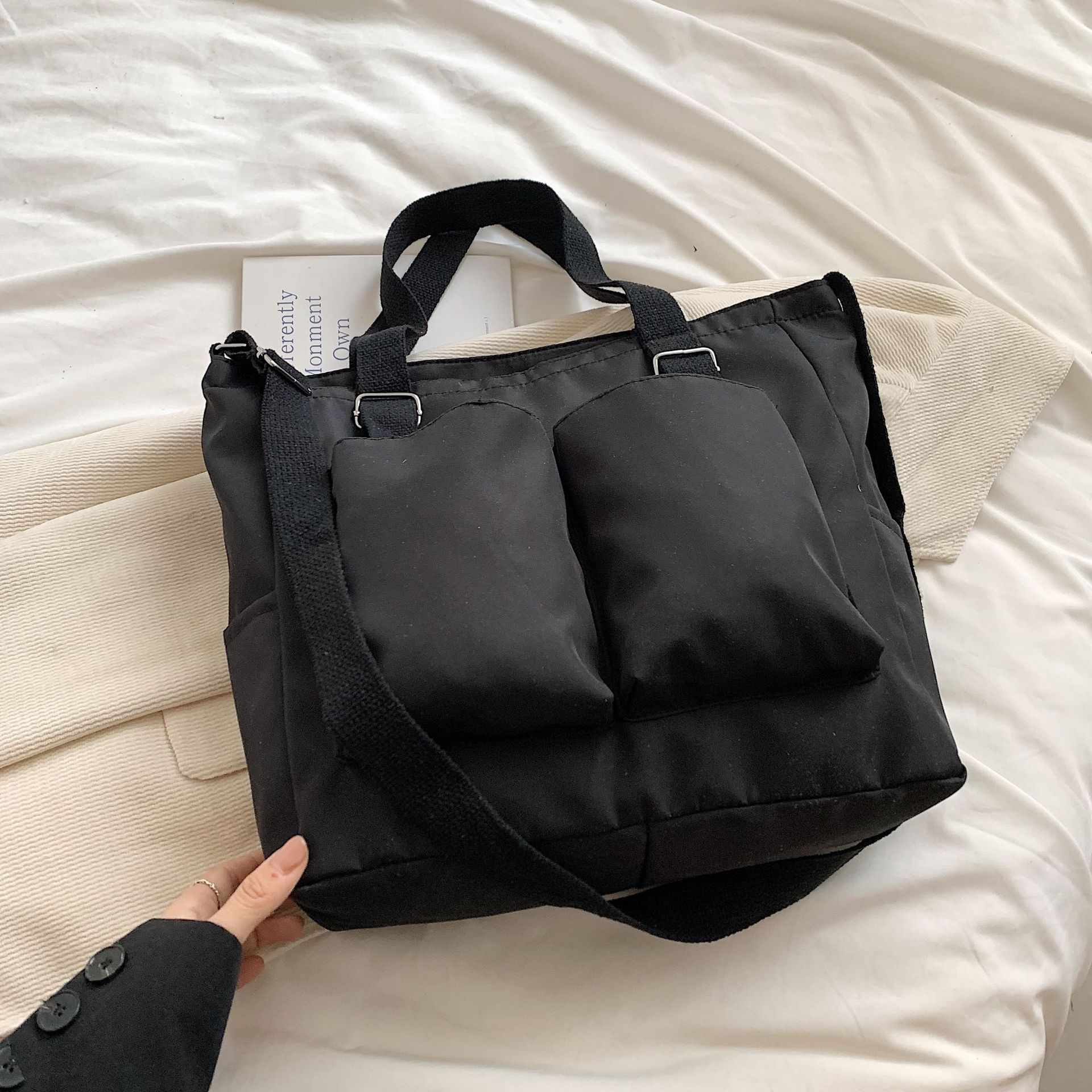 Bolso de alta sensación para mujeres 2024 nueva moda moda bolso de hombro de gran capacidad bolsa de transporte de viaje bolso de balde