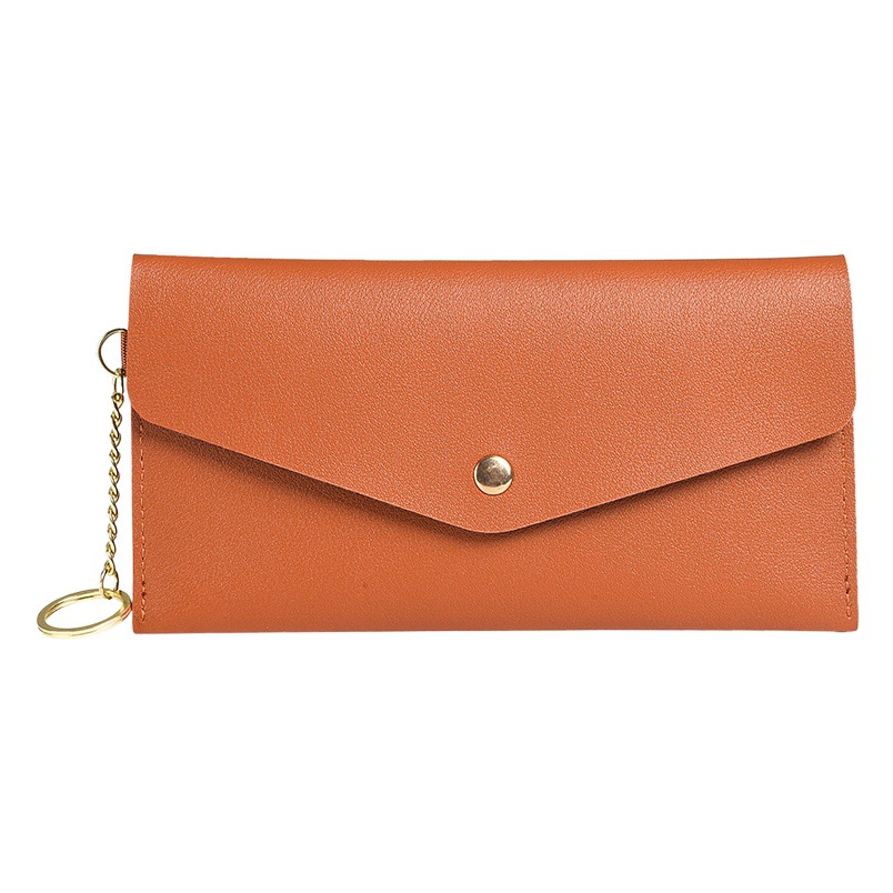 New Women's Wallet Long Thin Clutch Simple Fashionable Large Capacity Soft Leather Wallet Phone Bag Wallet