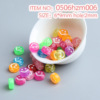 Pack, acrylic beads with letters, children's keychain, accessory, 10 gram, English letters, early education