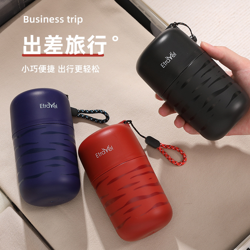 Kit de viaje de lavado, viaje de negocios portátil, hotel, suministros de viaje a corto plazo, cepillo de dientes de tres piezas, pasta de dientes, taza de enjuague bucal