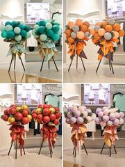 2024新款新年開業花籃氣球裝飾周年慶典商場店鋪活動場景氛圍布置