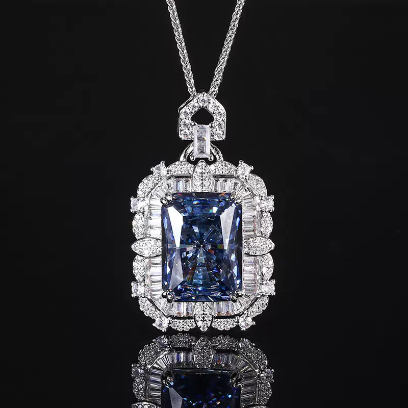 2024新款庄生生珠宝首饰套装雷迪恩切复古高级吊坠项链主石15*20