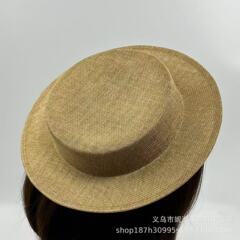 レトロな英倫の礼帽lolitaの茶話会の帽子の胚のフランスの綿の麻の手はdiyの材料の帽子を作ります。
