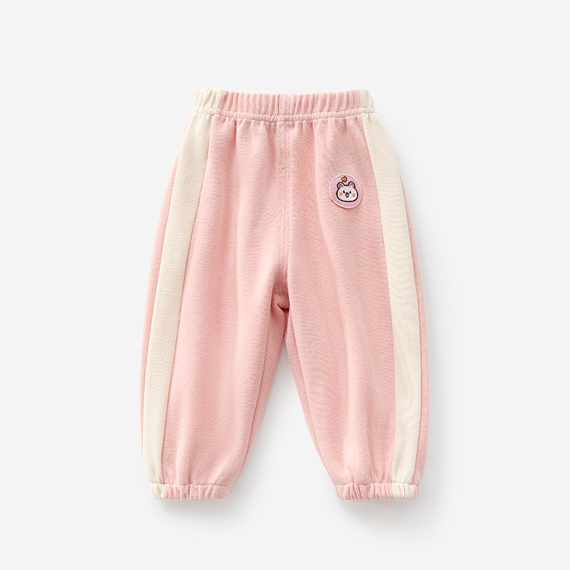Pantalones para bebé para primavera y otoño, adecuados para niños y niñas de 1 a 2 años, pantalones largos informales para niños pequeños, pantalones deportivos para niños.