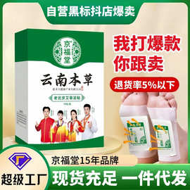 云南本草老北京足贴 元气茯芩八珍足贴 湿寒睡眠生姜足贴艾草足贴