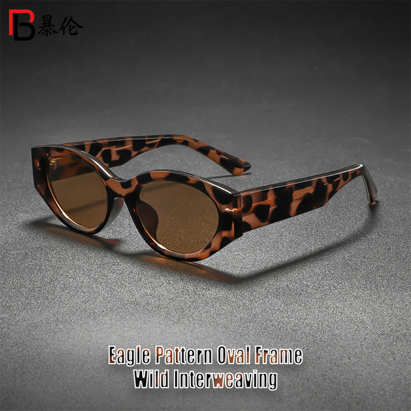 新款潮流个性猫眼款时尚墨镜 摩登复古造型吸睛设计太阳镜WM28060|undefined