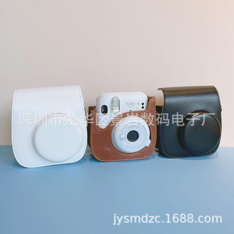 Applicable to fuji instax mini11 polaroid camera protective bag mini8 leather case mini9 portable
