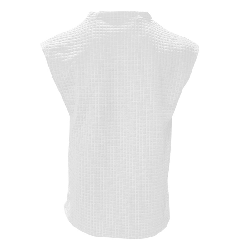 Men's Sports Suit Sleeveless Vest And Shorts Set For Summer Leisure_voghion.com