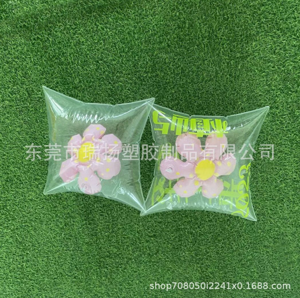 工厂供应PVC充气透明方形抱枕 户外露营靠垫方枕 羽毛透明袋