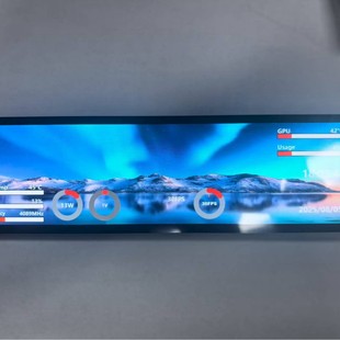 6.2inch Dual Screens + Board Smart Display Case Temperature Time Free DIY Computer Water Cooling Dual Screen Hot Model