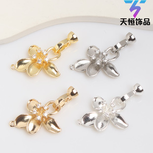 14k����ɫ�~����Ͻ𻨰�����diy���ſ����Ʒ���������l