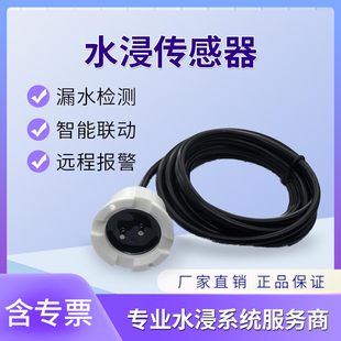 Flooding Wired Flooding Sensor Leakage Detection Base Station Room Water Level Full Water Induction SMS Alarm Linkage