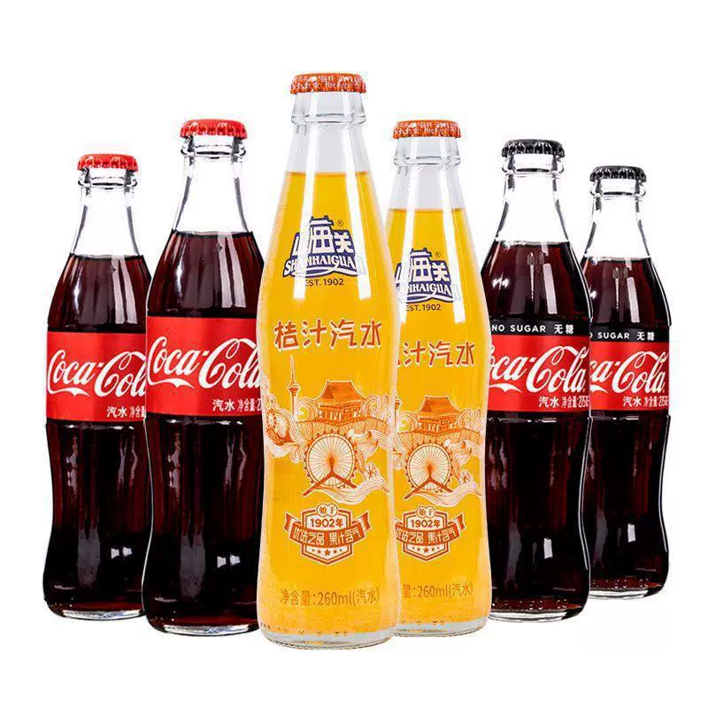 Бутылка Coca-Cola classic, 275 мл стеклянная газированная напиток