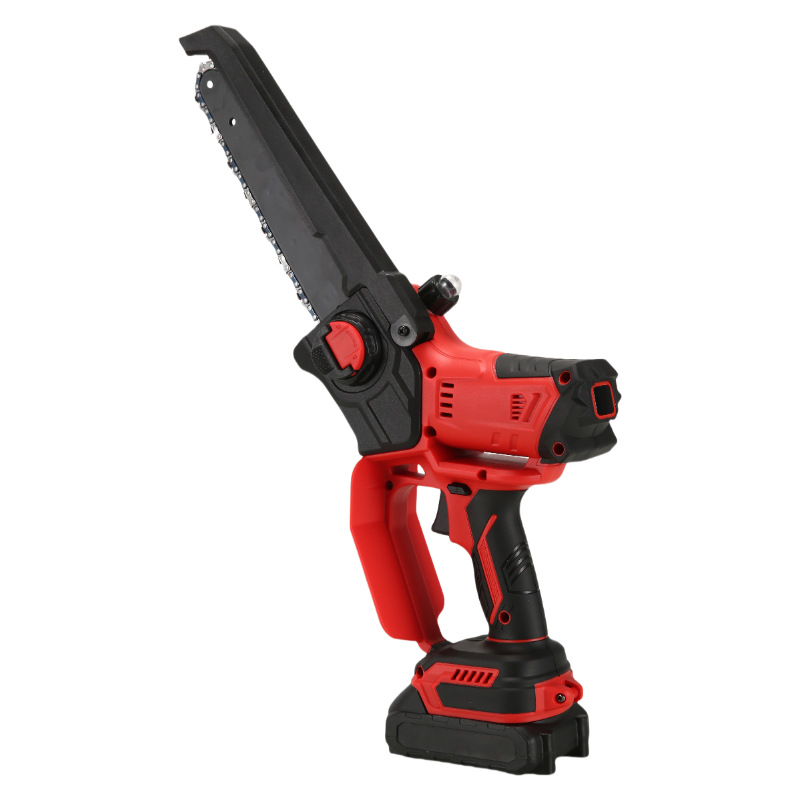 Sierra eléctrica de litio de 8 pulgadas sin escobillas portátil usuario doméstico de mano de una mano sierra de corte de madera sierra eléctrica de litio carga sierra de cadena eléctrica