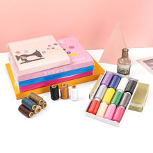 手工缝衣线修补线多功能彩色缝纫线盒装袋装家用多规格小卷缝纫线