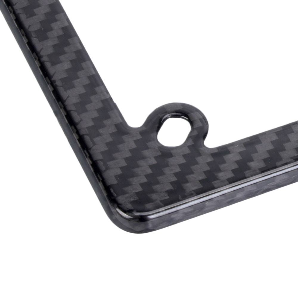Motorcycle License Plate Frame Carbon Fiber License Plate Frame Dry Carbon Electric Vehicle Us Standard License Plate Holder Real Carbon Modification Accessories