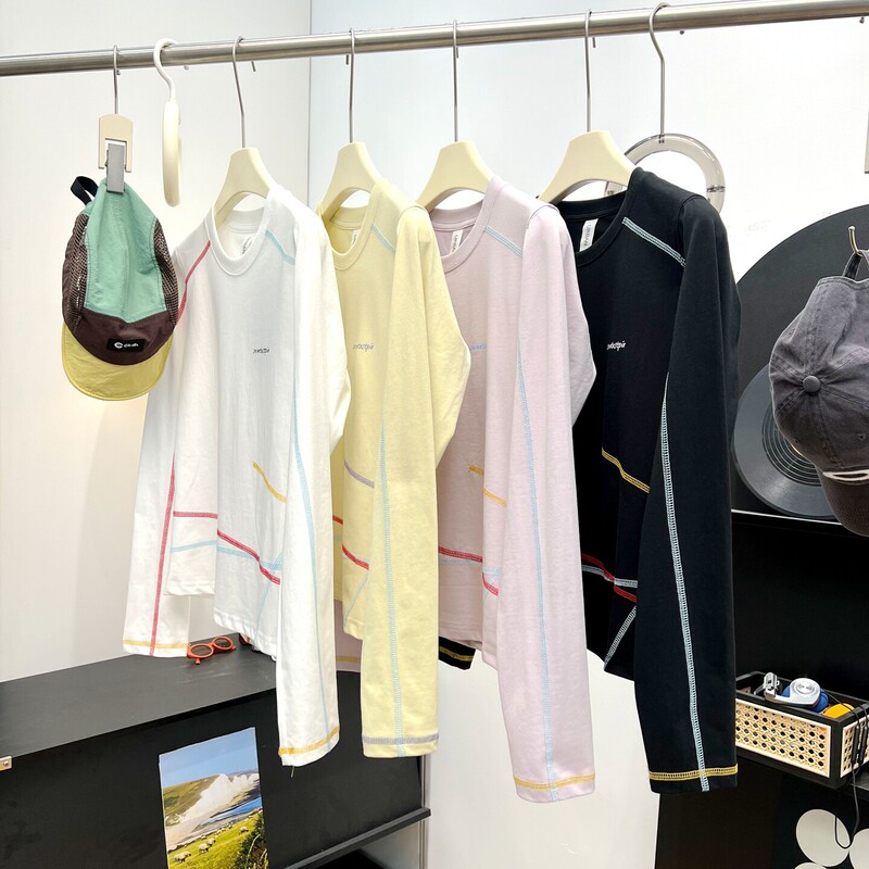 Premium product~Outdoor mountain-style spring-summer moisture-wicking, breathable, cool-feeling, quick-dry, color-blocked sports long-sleeve T-shirt for women Premium product~Outdoor mountain-style spring-summer moisture-wicking, breathable, cool-feeling, quick-dry, color-blocked sports long-sleeve T-shirt for women