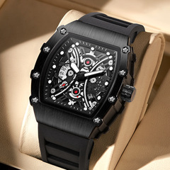 Kingston brand live cross-border watch men's silicone barrel-shaped luminous fashion sports watch wholesale