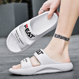 Slippers for Men 2024 New Summer Outer Wear Non-Slip Sports Flip Flops Large Size 46 Beach Soft Bottom Sandals