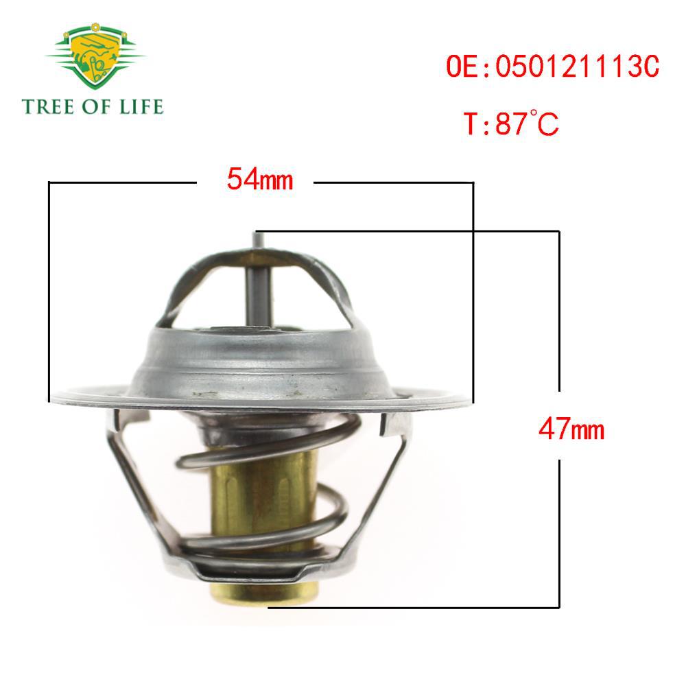 050121113C para Audi VW Jetta 87 ° C termostato de motor