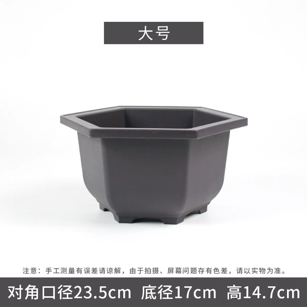 [25正六角盆]