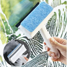玻璃刮水器家務保潔清潔刮洗窗戶玻璃擦浴室衛生間雙面玻璃清潔器