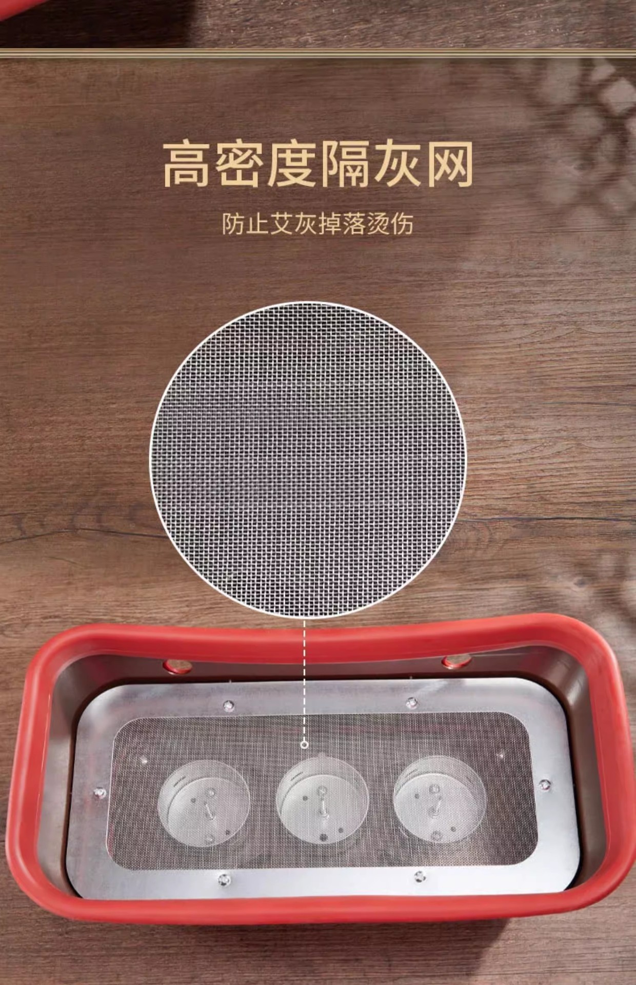Extra Large Moxibustion Box for Chest and Breast with 60 Moxa Sticks Home Use key features