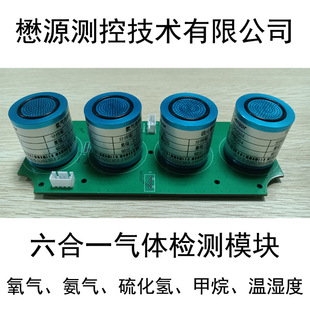 Optional All-In-One Gas Detection Module Oxygen Ammonia Gas Hydrogen Sulfide Methane Temperature and Humidity Sensor