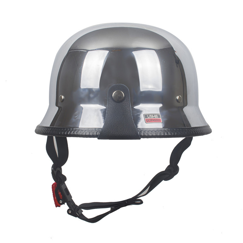 Cross-border Special for Electroplating Retro Battery Electric Car Helmet Battery Car German Retro Men's and Women's Four Seasons Foreign Trade Helmet