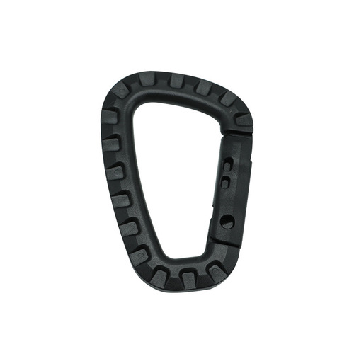 Lightweight and medium-sized tactical outdoor carabiner, mountaineering bag external plastic steel quick hook keychain D-shaped buckle