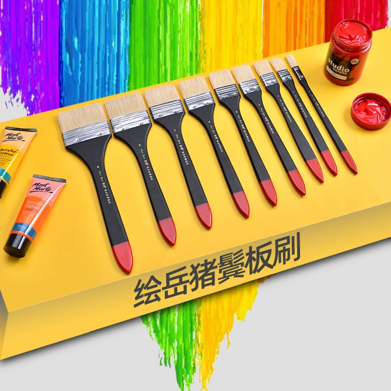 绘岳 drawing board, pigment acrylic, brush, big art gouache