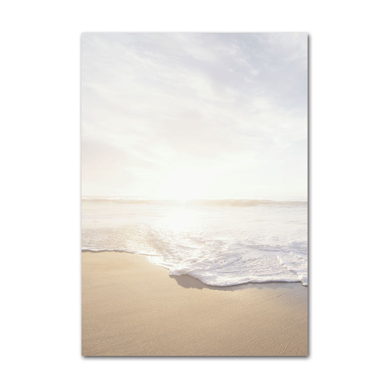 Beautiful Beach Scenery Poster Hanging Nordic Living Room Home Decor Painting Canvas Print Core_voghion.com