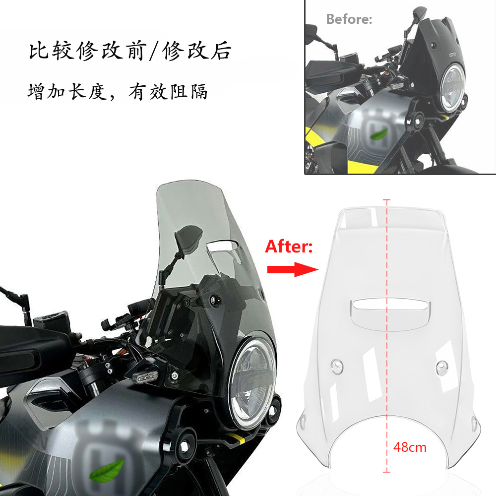 Suitable for Norden 901 2022 2023 motorcycle windshield spoiler windshield deflector
