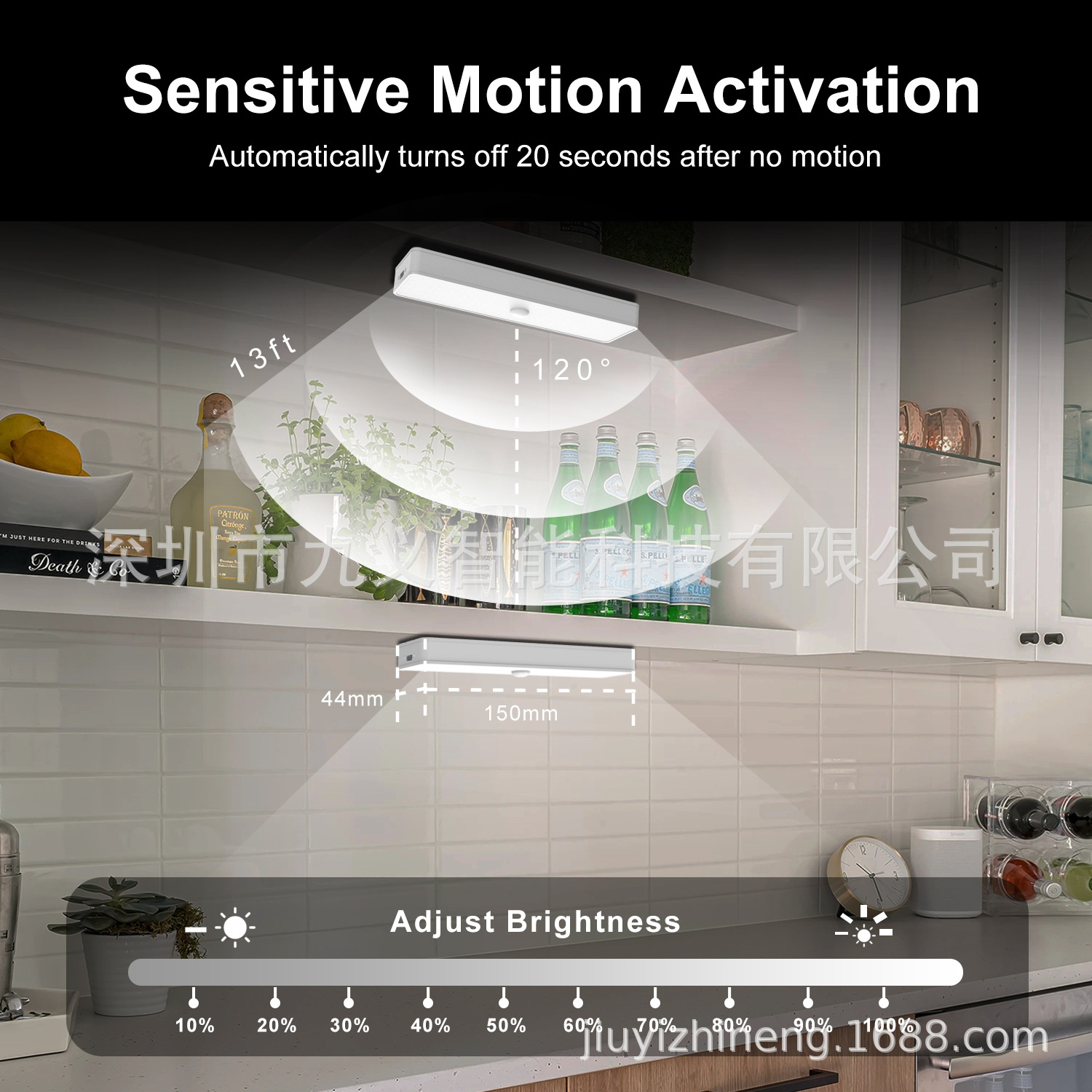 Induction LED interior lighting for wardrobe, physiological night light, (Cross-border trading), remote control