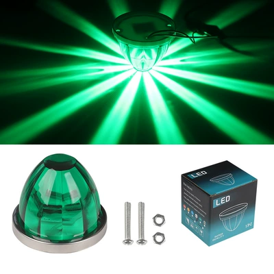 Side Light Led Signal Light, Other lights - green-single-pack-10-30v-always-on