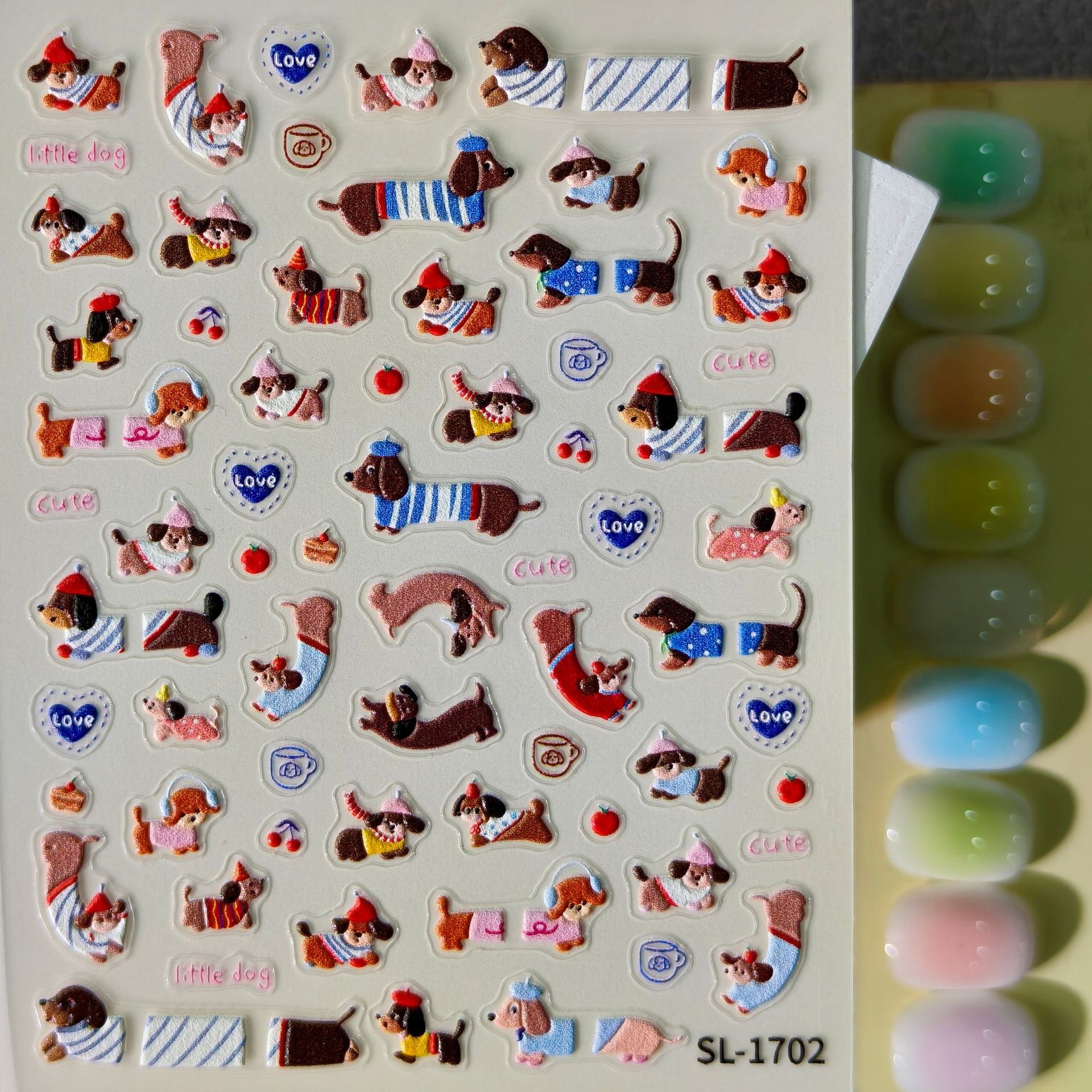 cute three dimensional waterproof sticker