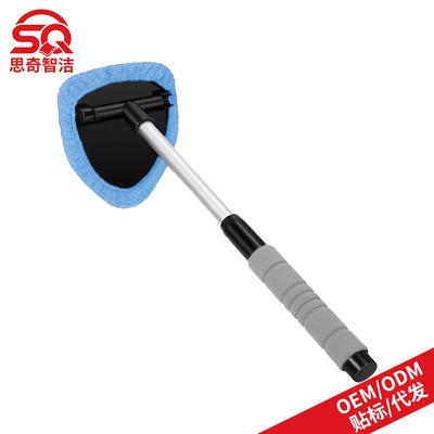Factory Wholesale Sponge Handle — Car cleaning tools - 1-b-type-eva-pentagonal-plastic-piece-1-light-blue-cloth-cover